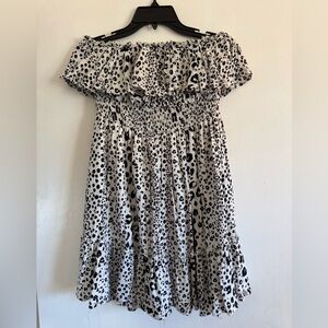 Flirty & Fun Leopard Print Strapless Dress